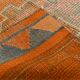 3x11 Orange & Green Oriental Vintage Runner Rug, 85x347Cm