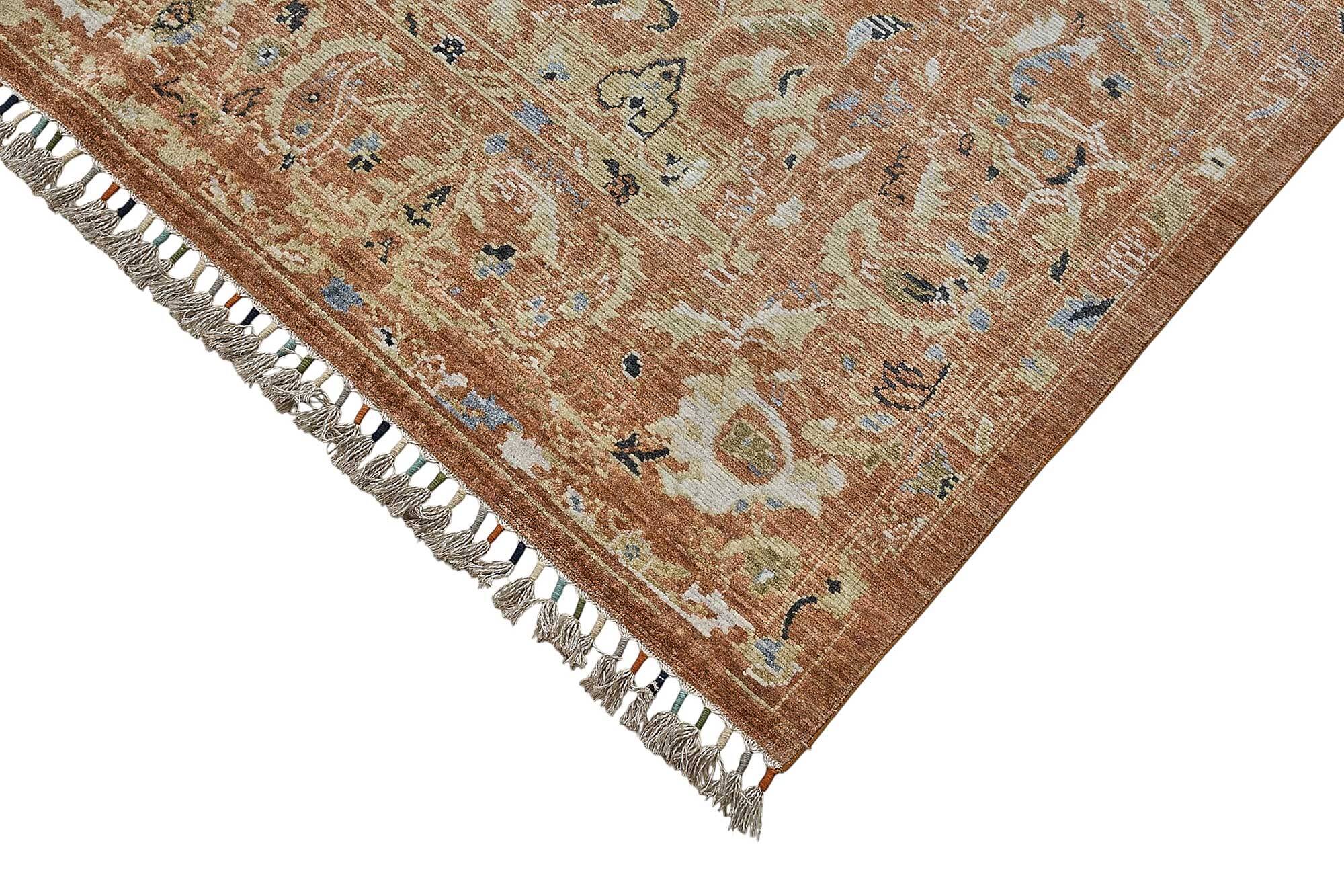 Turkish Handcrafted Loom Oushak Rug 206 cm x 295 cm