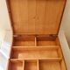 Old oak sewing box