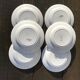 6 assiettes plates bleuets porcelaine opaque de gien