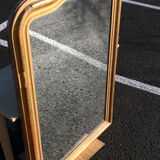 Golden 97x142cm mirror