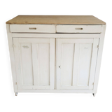 Antique Parisian sideboard in patinated wood