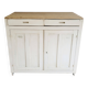 Antique Parisian sideboard in patinated wood