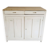 Antique Parisian sideboard in patinated wood