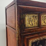 Antique Chinese Closet with gold