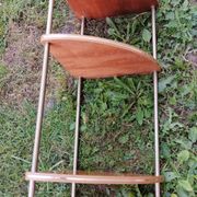 Étagères d'angle 1960 formica 3 plateaux
