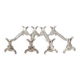 Christofle Chrysanthème, 4 silver-plated knife rests, excellent condition.