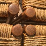 Lot of 4 chairs Dordogne of Robert Sentou 1960