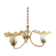 Lustre vintage doré 3 branches