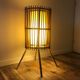 Lampadaire rotin années 50/60