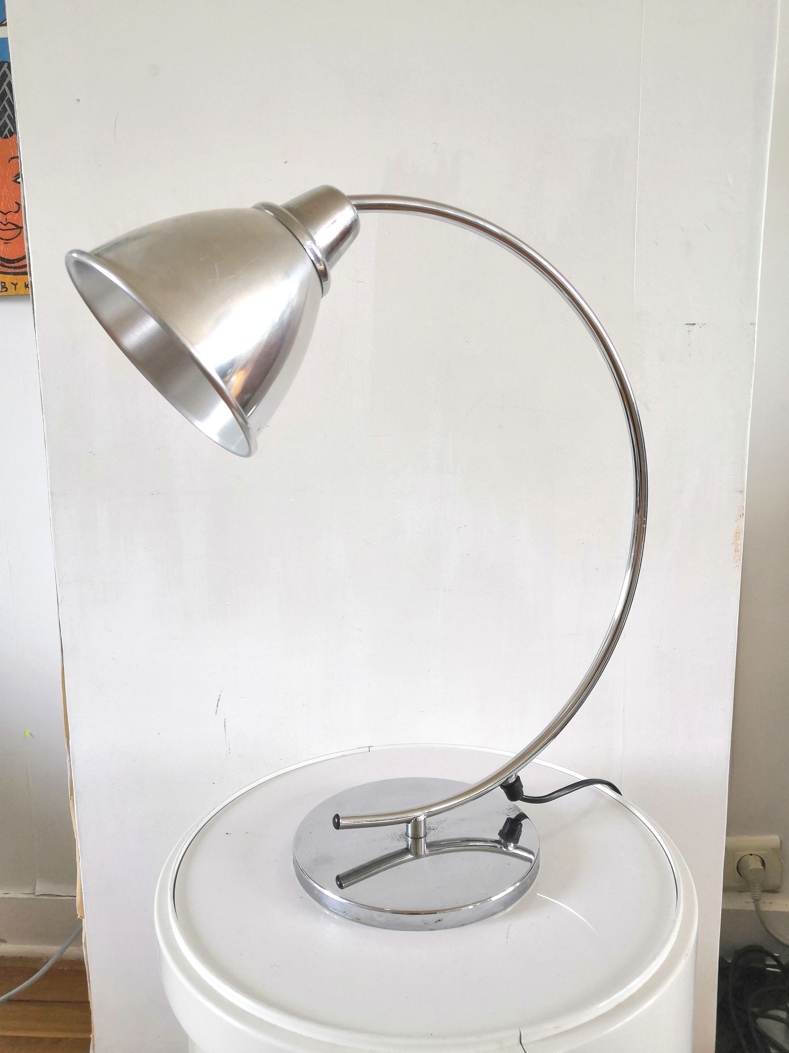 Lampe arc Ikéa vintage design années 80- 9 0