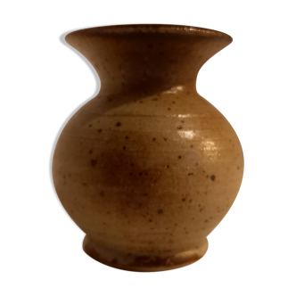 Vase en grès cuit vernissée