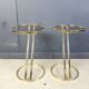 Vintage brass side tables - set of 2, 1970s