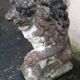 Reconstructed stone lion