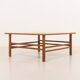 Scandinavian mid century square teak coffee table, Denmark 1970s