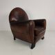 Leather Art Deco Gentleman’s Club Chair
