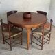 Scandinavian round table in rosewood by Ib Kofod Larsen