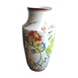 Vase et assiette numérotés - limoges