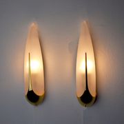 Paire d'appliques "épis" idearte espagne 1980