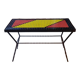 Table basse métal et carrelage année 50