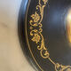 Black leather lamp Le Tanneur