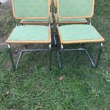 Set of 4 Cesca chairs by Breuer Marcel
