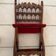 Folding church chair