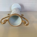 Opaline fairground footed vase