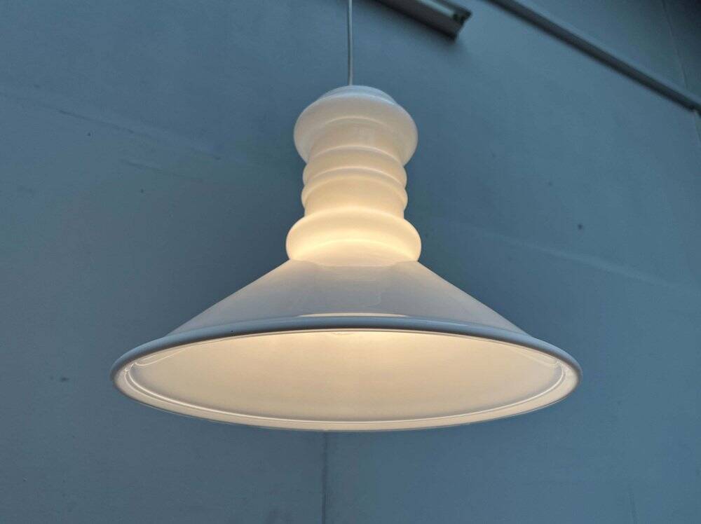 Vintage Glass Pendant Lamp Apotekerpendel Danish by Sidse Werner for Holmegaard