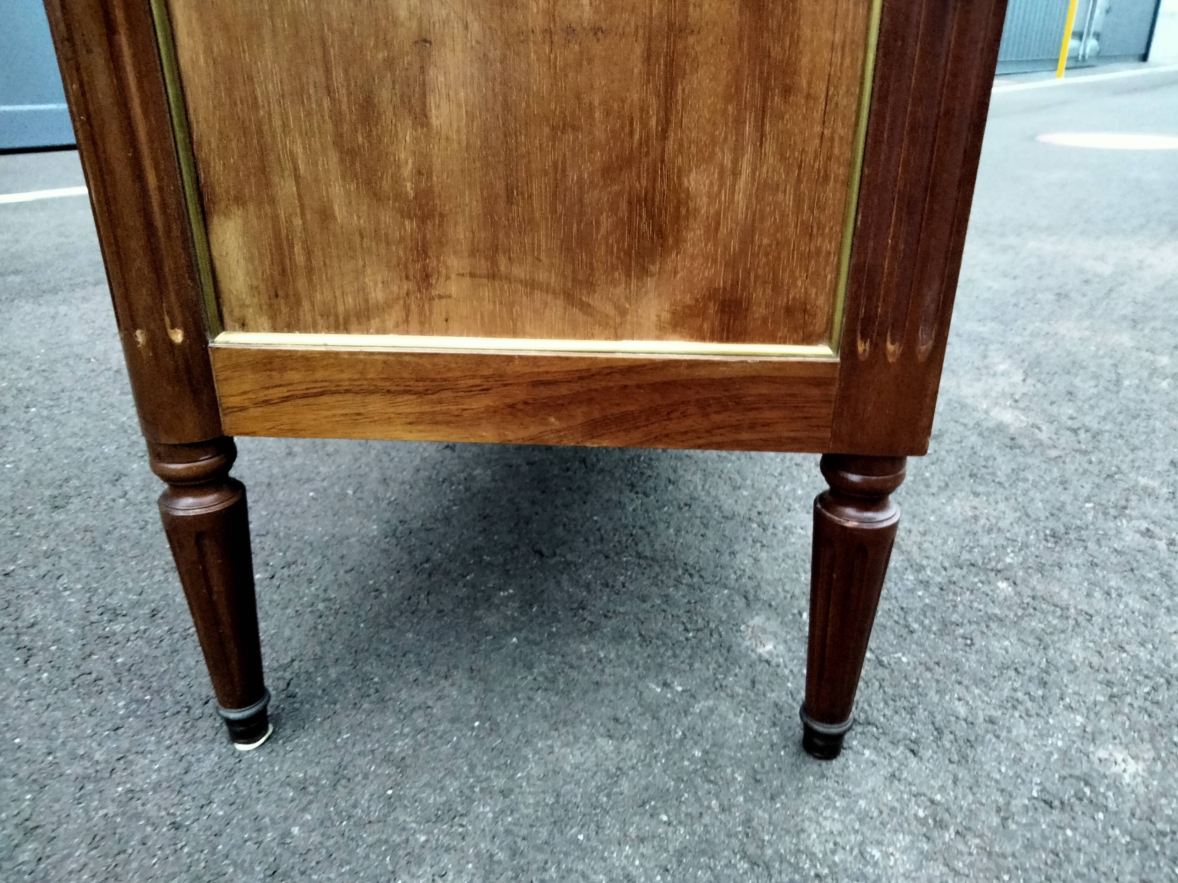 Commode style louis xvi ancienne plateau marbre