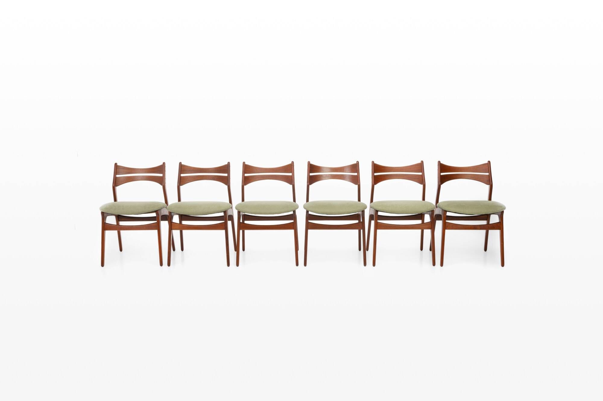Vintage Dining Chairs by Erik Buch for Christian Christensen Møbelfabrik, 1960s, Set of 6