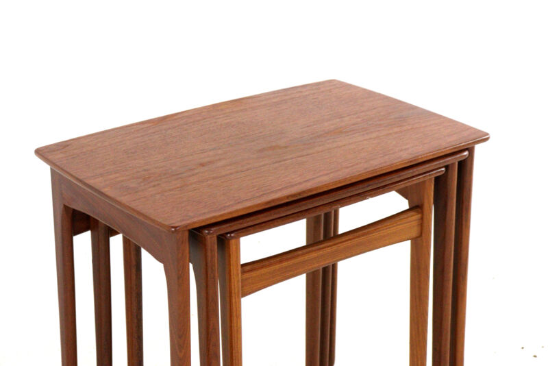 Svend Åge Madsen nesting tables - danish design in teak  mid century modern