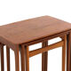 Svend Åge Madsen nesting tables - danish design in teak  mid century modern