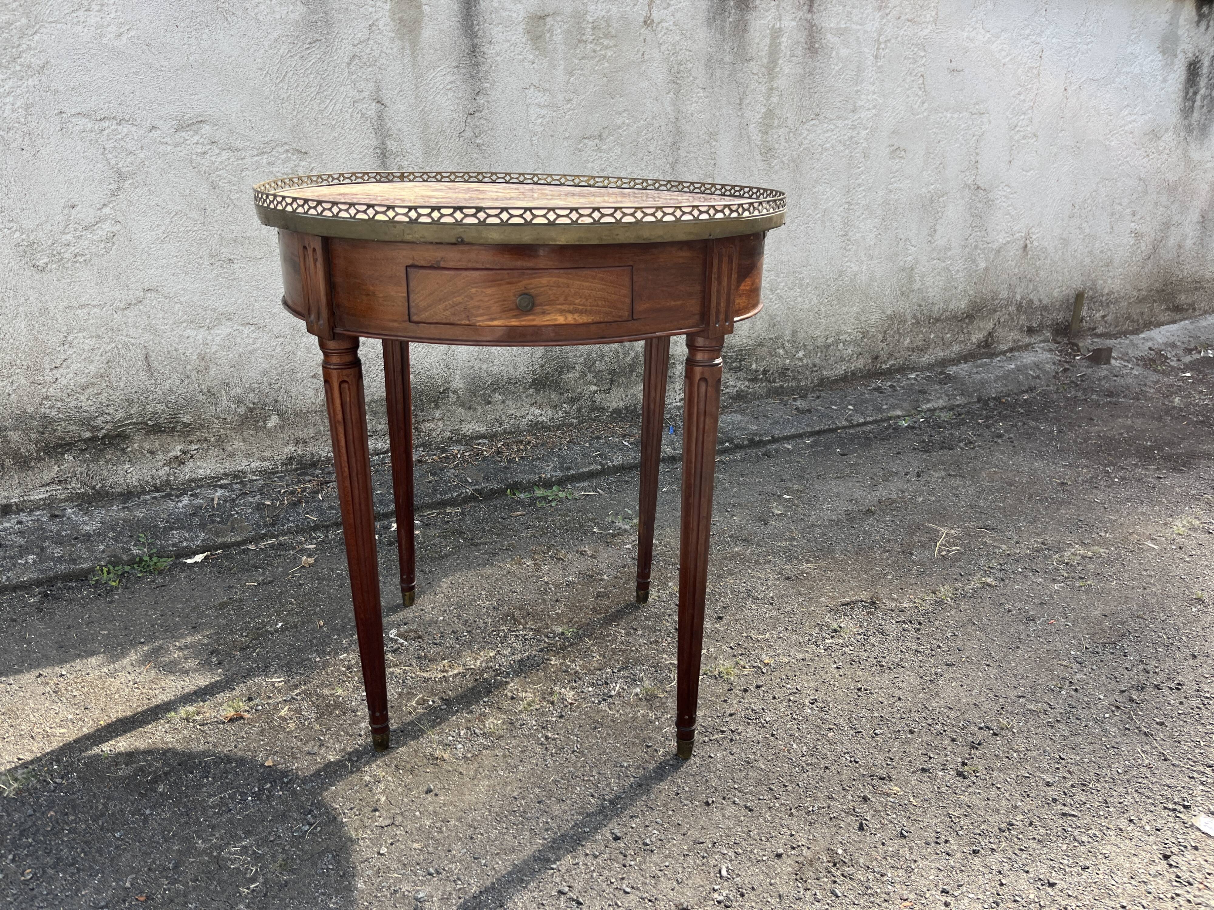 Table Bouillotte de style Louis XVI