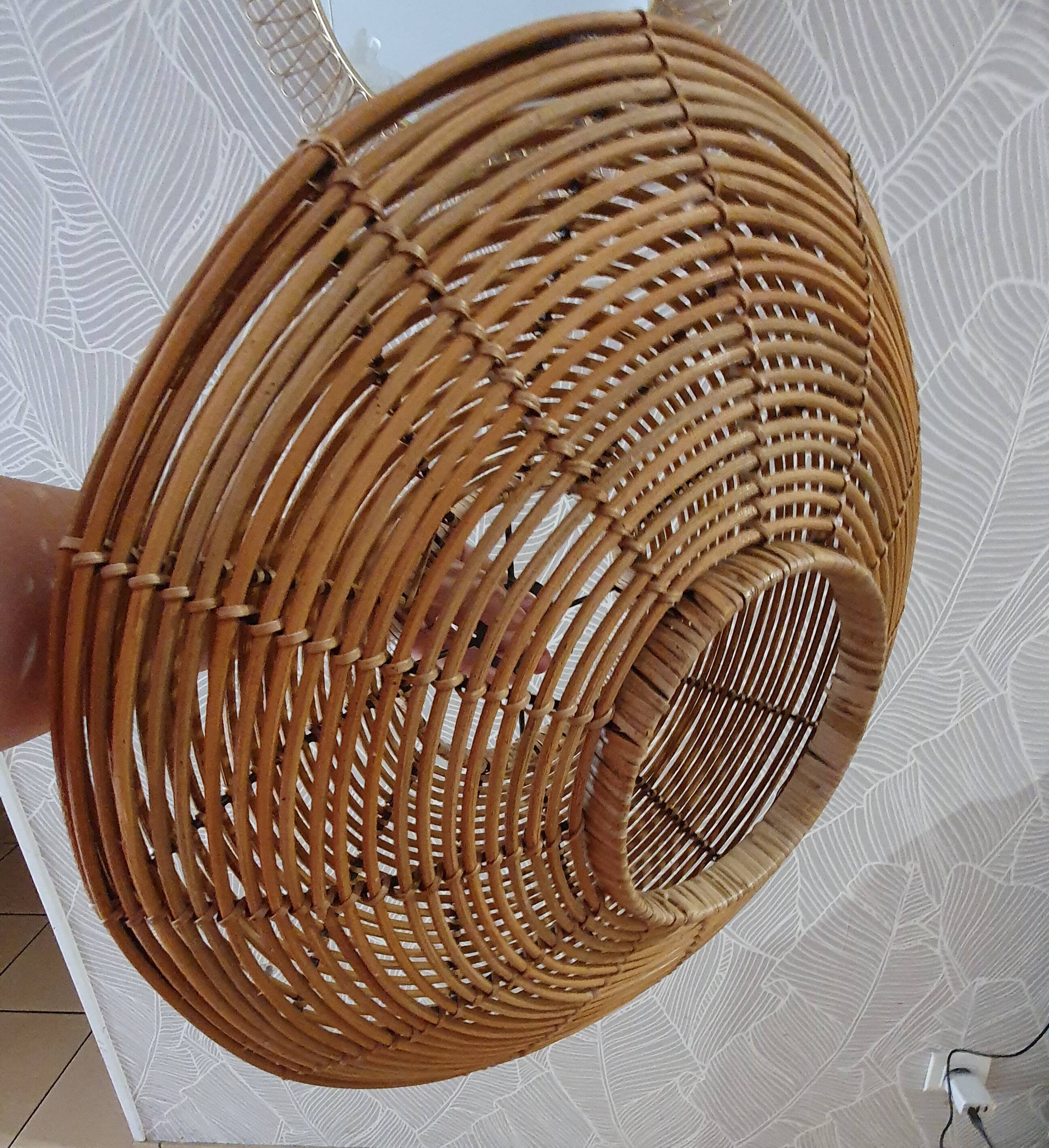 Rattan pendant lamp