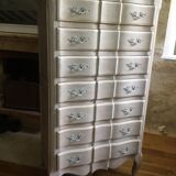 Semainier arbalète de style Louis XV sept tiroirs