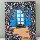 Colored oil painting