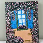 Colored oil painting