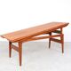 Vintage Kai Kristiansen height-adjustable coffee/dining table for Trioh, 1970s
