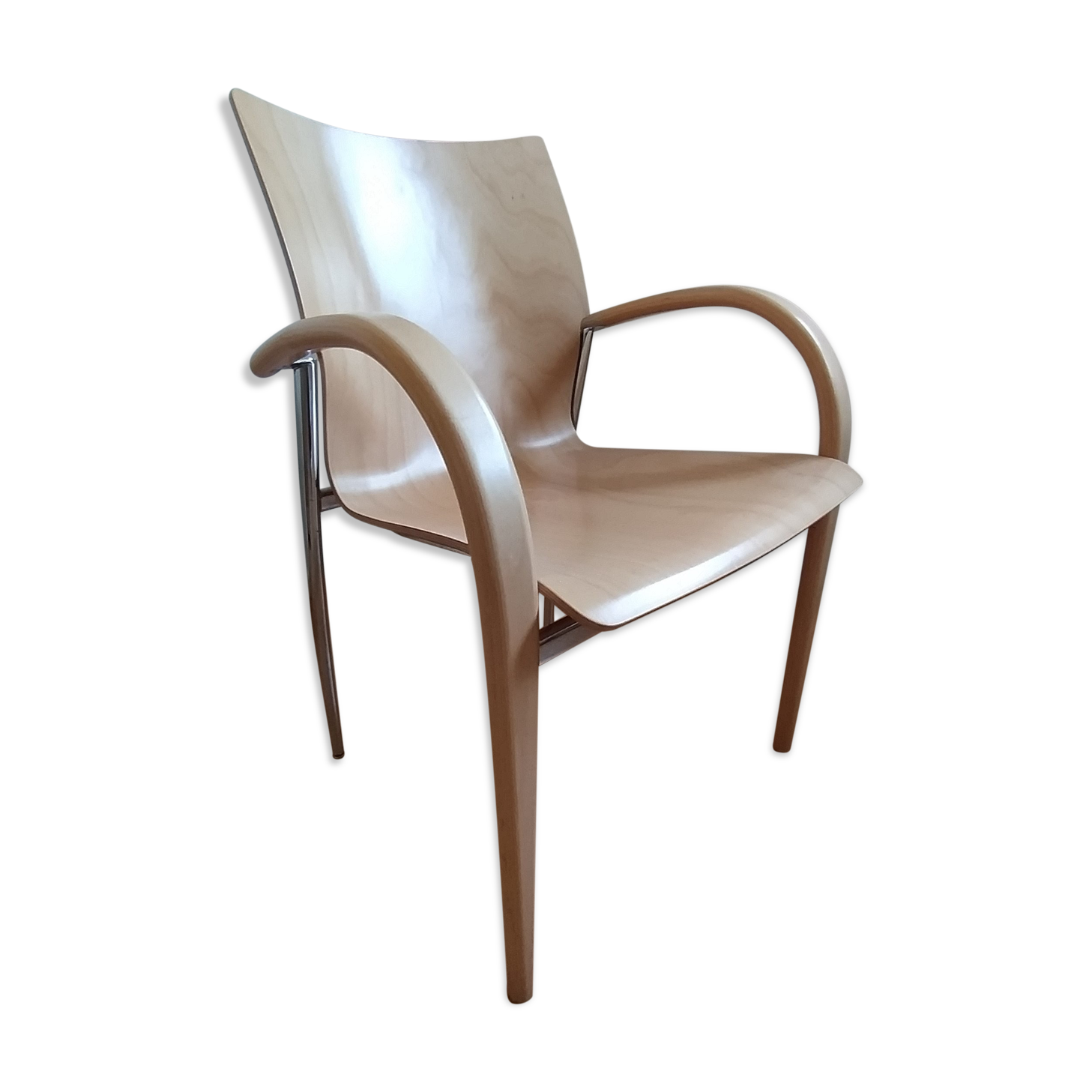 Light wood office chair