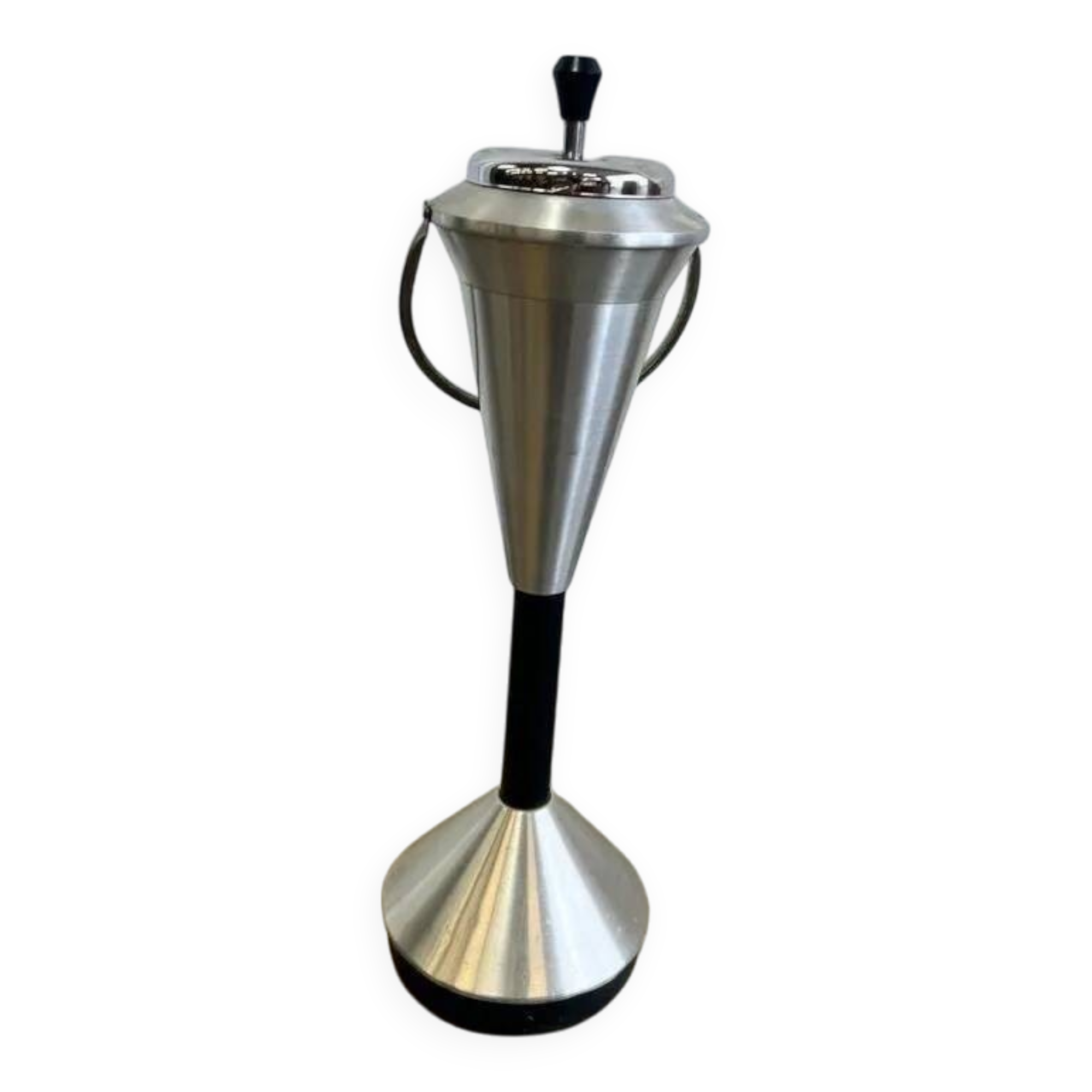 Vintage chrome stand ashtray / floor ashtray