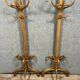 Thonet: pair of parrot coat racks in the shape of a "half-moon"