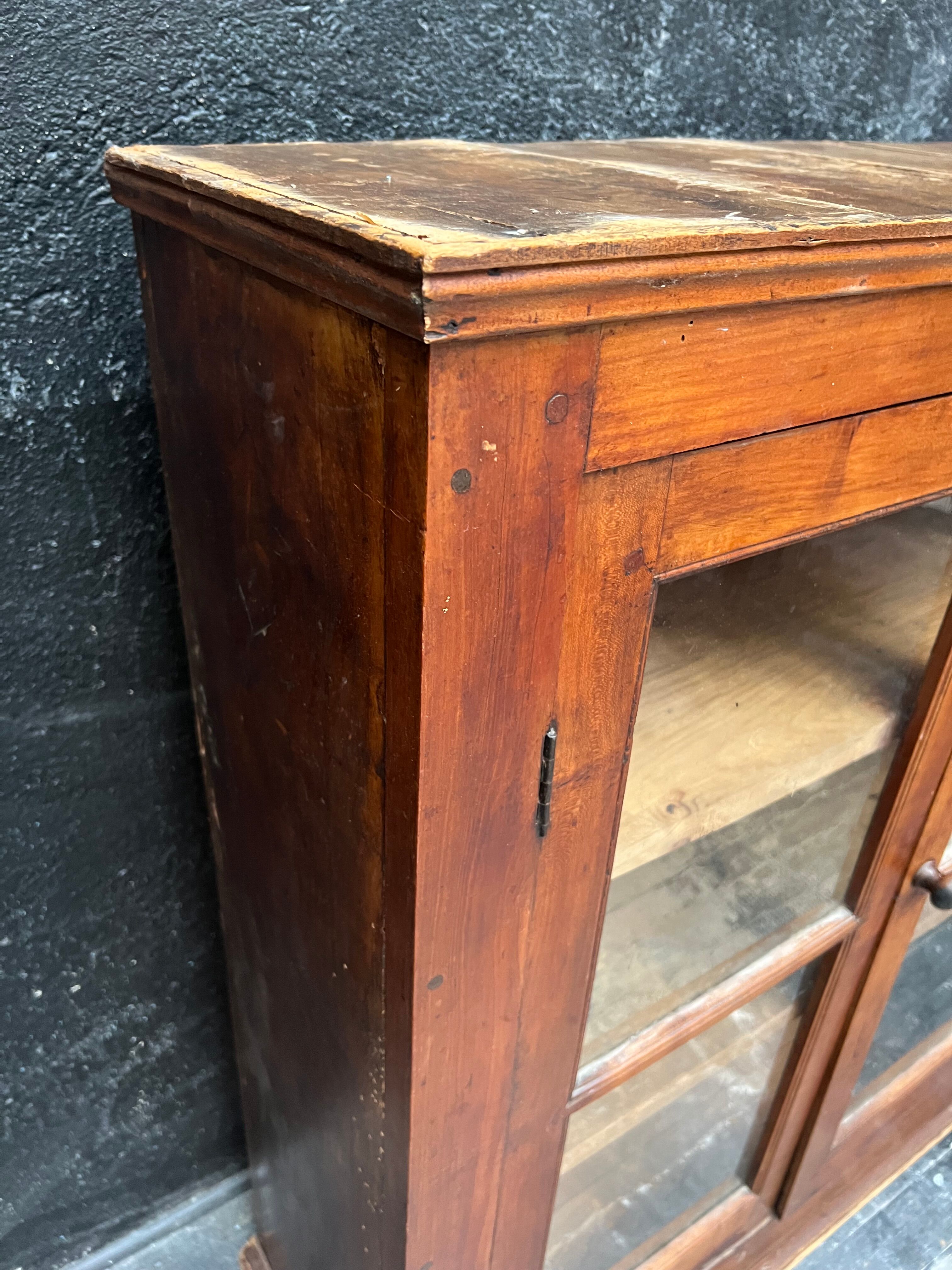 Showcase, wooden library.