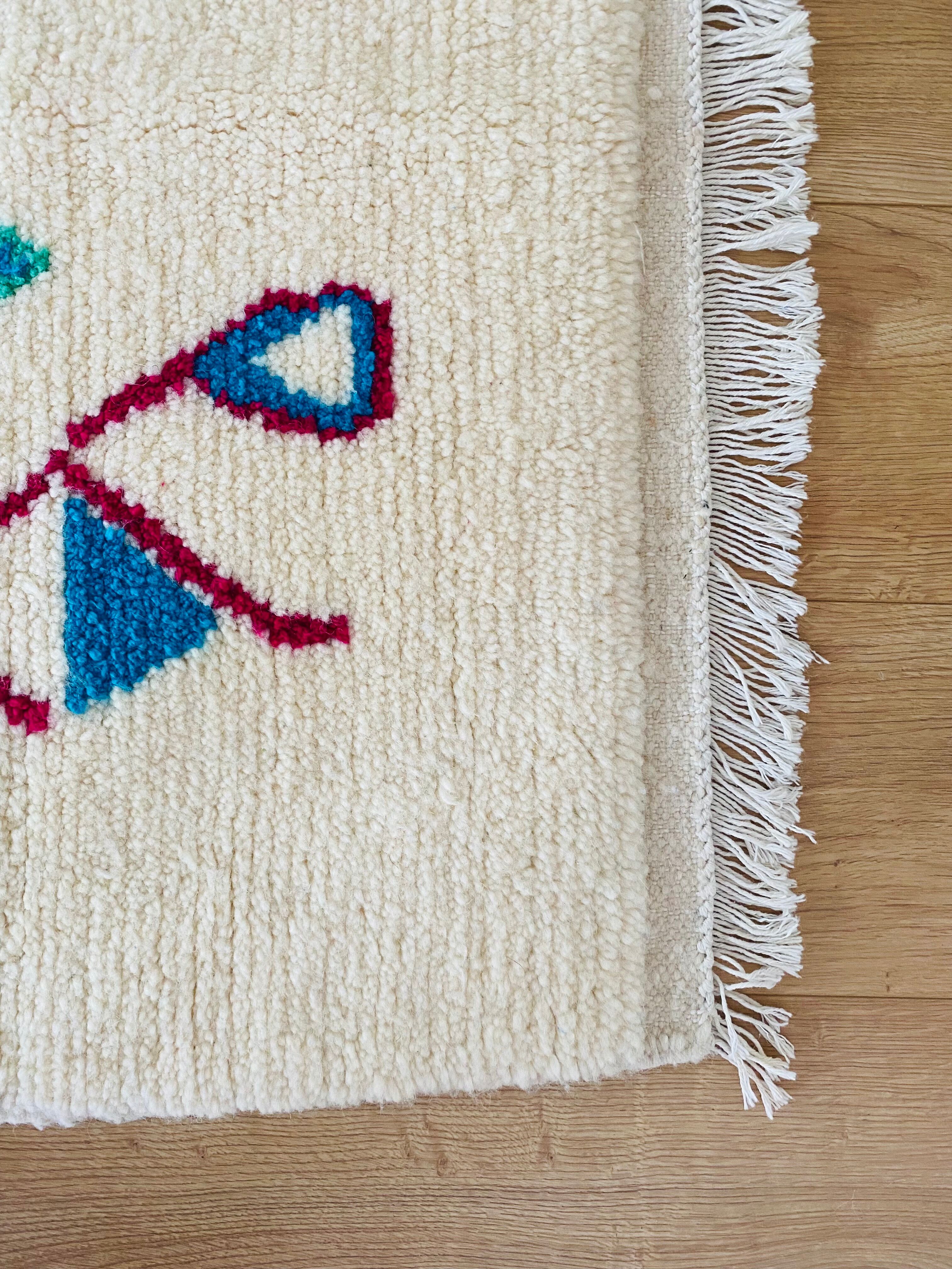 Moroccan Berber rug, Azilal, in thick wool