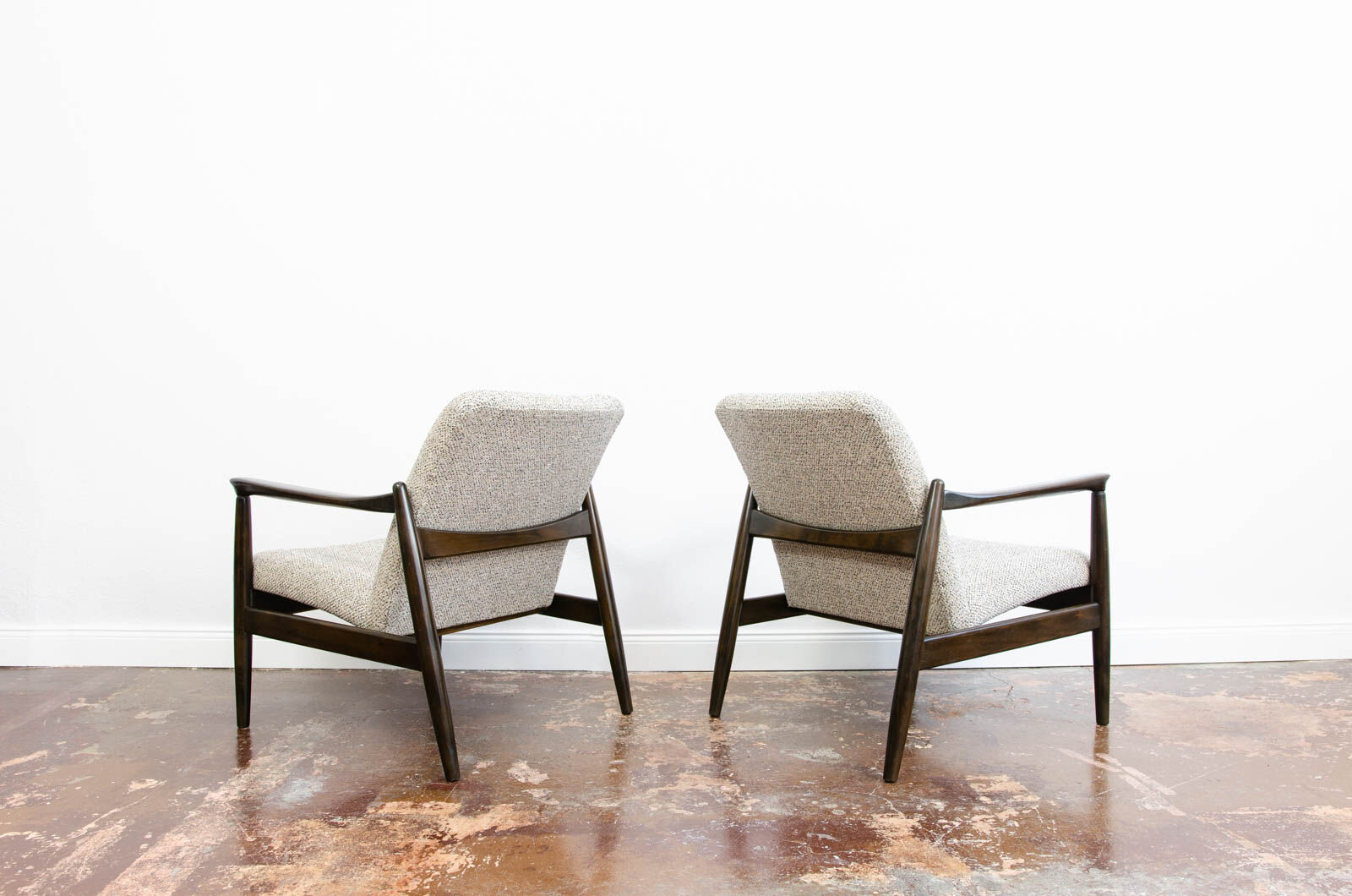 Pair of GFM-64 armchairs by Edmund Homa 1960's