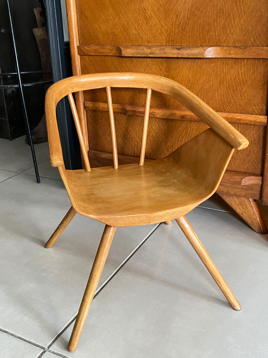 Baumann design children's armchair