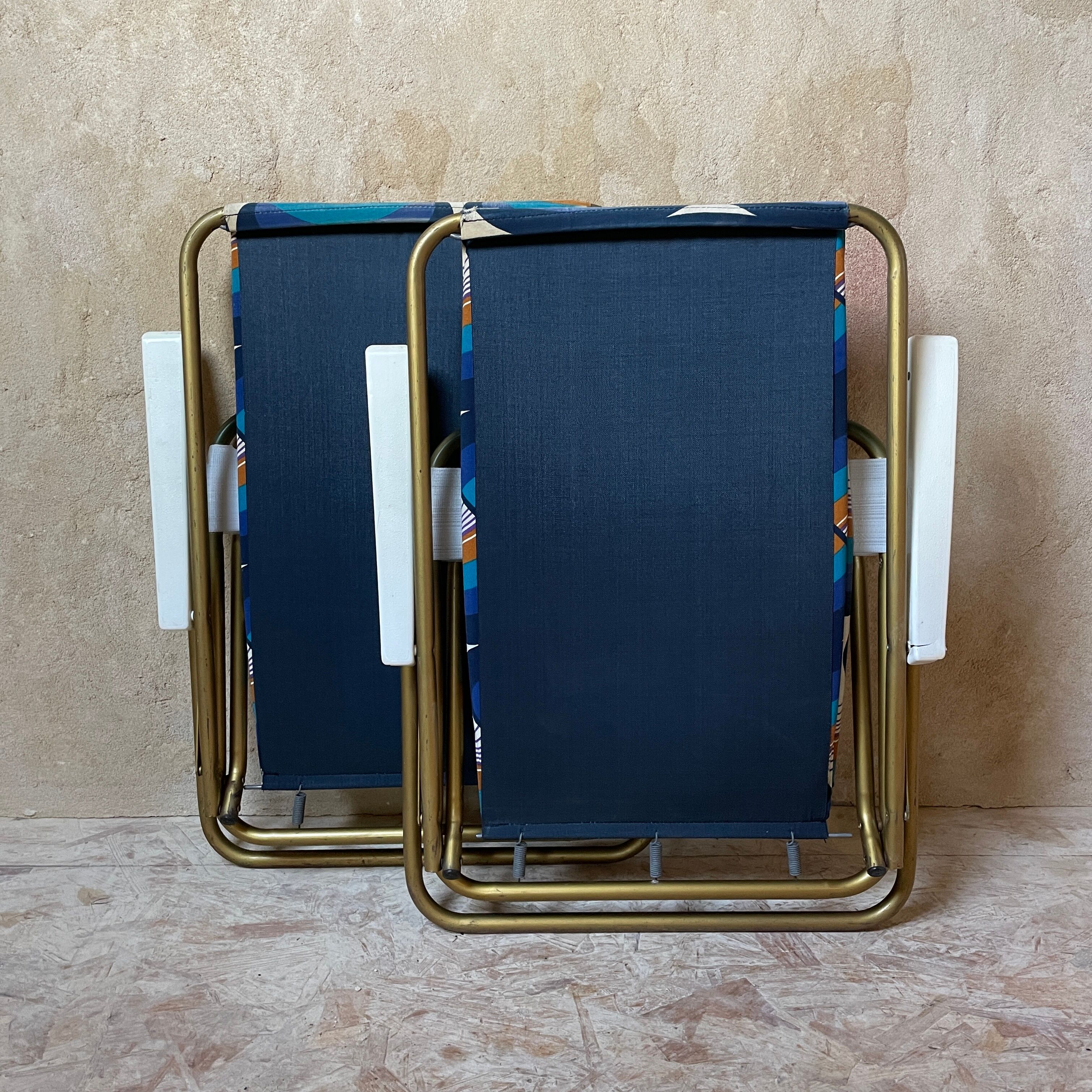 Paire de fauteuils de camping pliable « Lafuma »