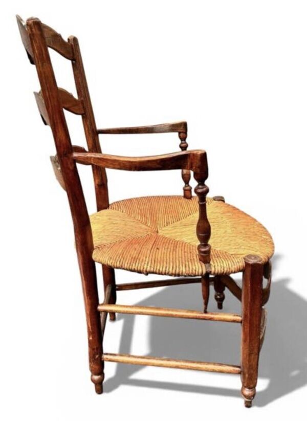 Fauteuil provençal ancien 18-19eme mobilier régional