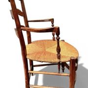 Fauteuil provençal ancien 18-19eme mobilier régional