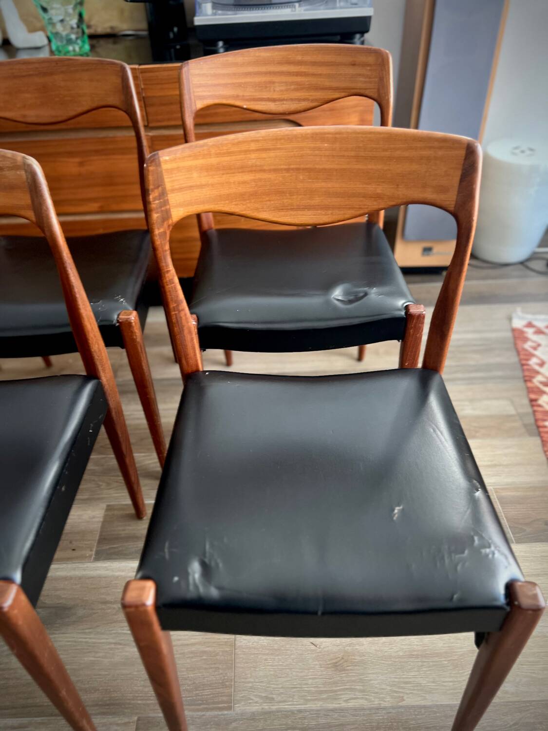 Set of 6 Roche Bobois chairs, 1960
